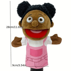 African Half Figure Hand Puppet Toy