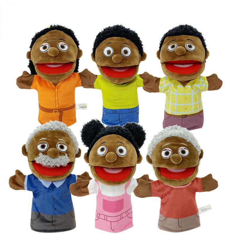 African Half Figure Hand Puppet Toy
