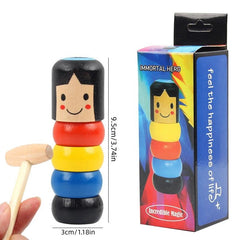 Wooden Children's Magic Toy Small Puppet Magic Props Toys Christmas Gift