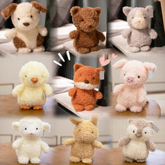 Cute Cartoon Animal Plush Doll 7.87in - Perfect Gift for Kids and Adults