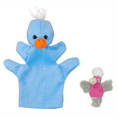 2pcs Animal Hand Puppet Finger Puppet Plush Toy