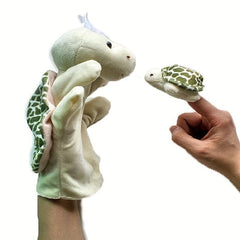 2pcs Animal Hand Puppet Finger Puppet Plush Toy
