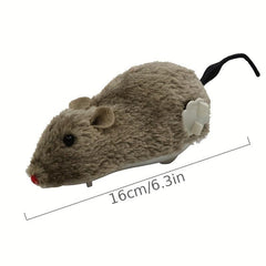 Soft Plush Mouse Clockwork Doll Stuffed Animal Toy