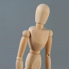 1pc Puppet Cartoon Tool Wooden Figure Sketch Movable Mannequin Joint Figure