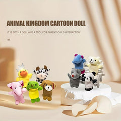 10pcs Animal Finger Dolls Baby Interactive Toys