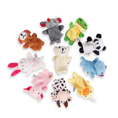 10pcs Animal Finger Dolls Baby Interactive Toys