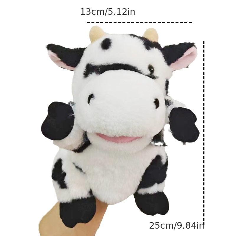 Farm Animal Plush Toy Opens Mouth, Kids' Early Education Cattle & Sheep