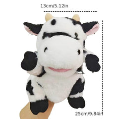 Farm Animal Plush Toy Opens Mouth, Kids' Early Education Cattle & Sheep
