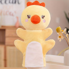 Plush Animal Hand Puppet Toy for Kindergarten Performance Ventriloquism Doll
