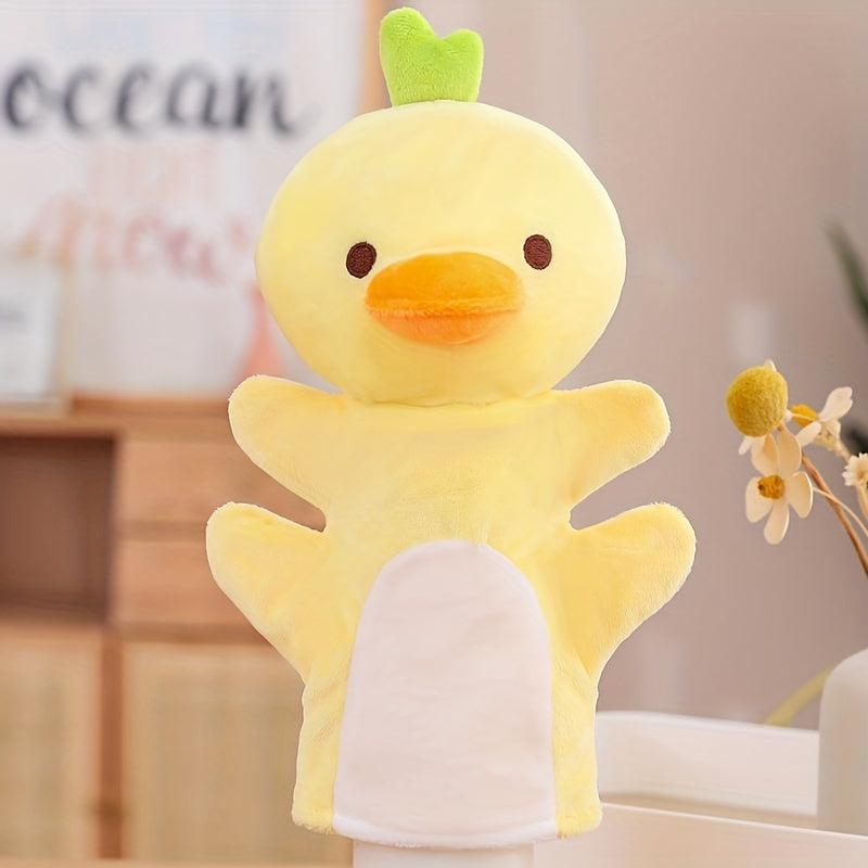 Plush Animal Hand Puppet Toy for Kindergarten Performance Ventriloquism Doll