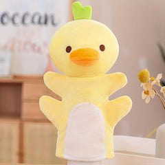 Plush Animal Hand Puppet Toy for Kindergarten Performance Ventriloquism Doll