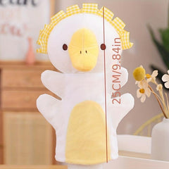 Plush Animal Hand Puppet Toy for Kindergarten Performance Ventriloquism Doll