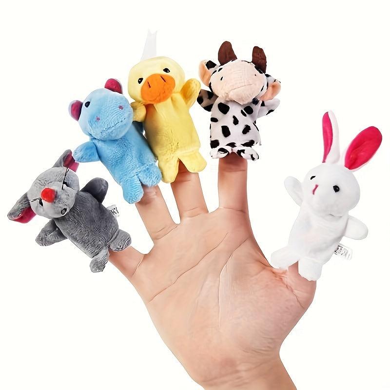 Animal Hand Puppet Set for Children's Storytelling