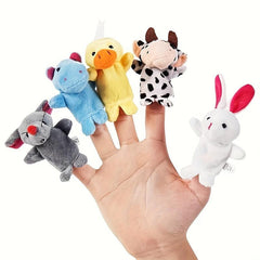 Animal Hand Puppet Set for Children's Storytelling