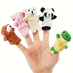 Animal Hand Puppet Set for Children's Storytelling