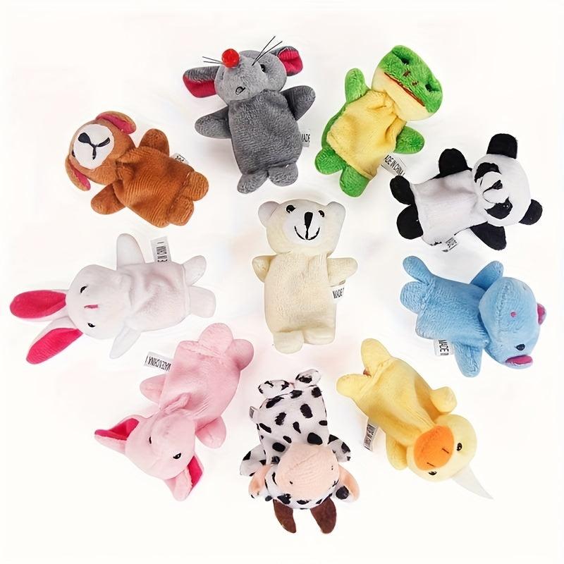 Animal Hand Puppet Set for Children's Storytelling