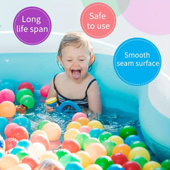 50pc Ball Pit Balls Crush Proof Bright Colors Reusable Play Toys For Kids