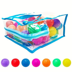 50pc Ball Pit Balls Crush Proof Bright Colors Reusable Play Toys For Kids