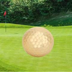 Portable Double Layer Plated Ball Accessory for Improved Golf Game