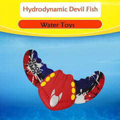 Water Powered Devil Fish Press Front Play Water Toy