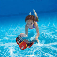 Water Powered Devil Fish Press Front Play Water Toy
