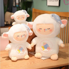 Sleepy Lamb Plush Toy Silly And Little Sheep Doll
