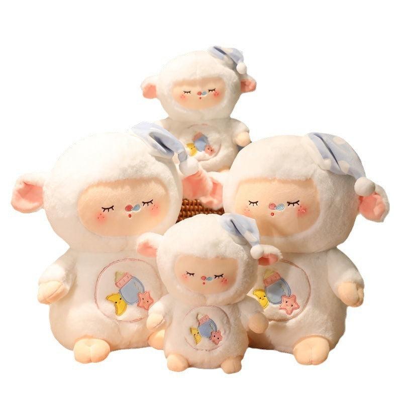 Sleepy Lamb Plush Toy Silly And Little Sheep Doll