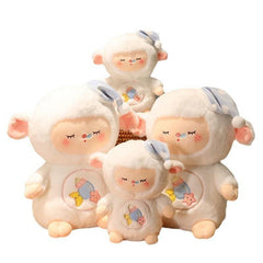 Sleepy Lamb Plush Toy Silly And Little Sheep Doll