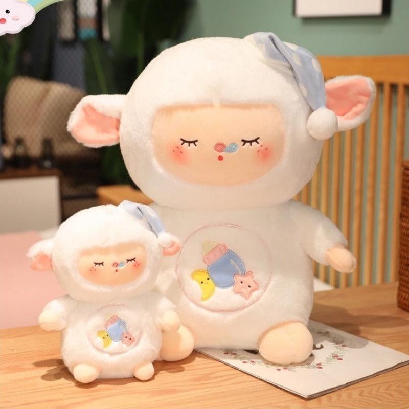 Sleepy Lamb Plush Toy Silly And Little Sheep Doll