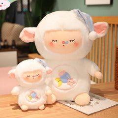 Sleepy Lamb Plush Toy Silly And Little Sheep Doll