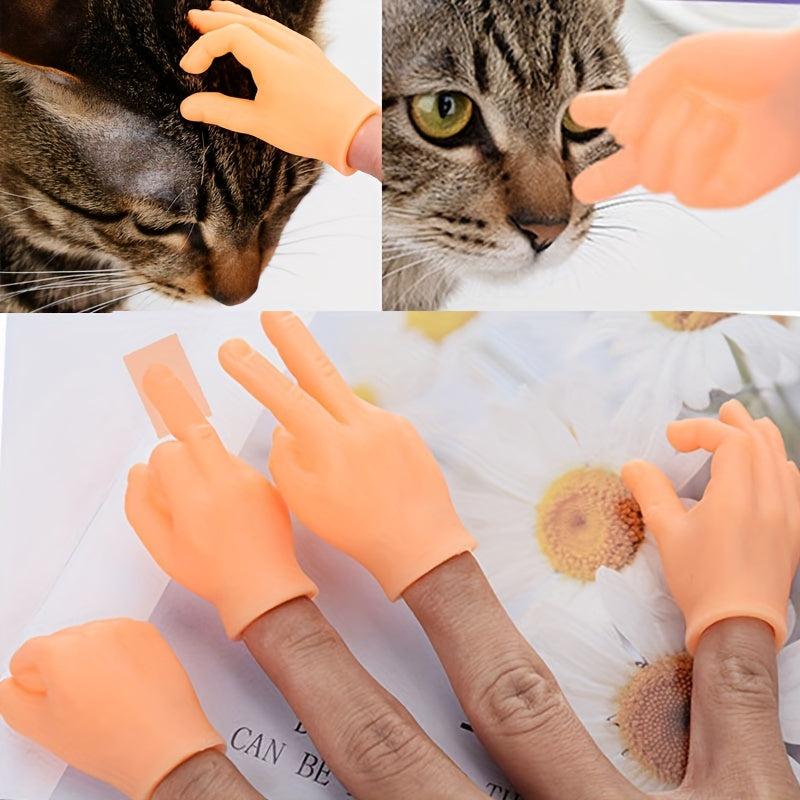 4pcs Rubber Little Fingers Puppet Set