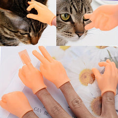 4pcs Rubber Little Fingers Puppet Set