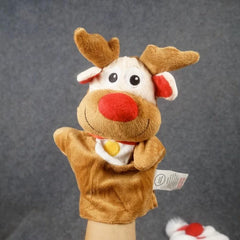 Santa Claus & Elk Puppet Interactive Christmas Toy