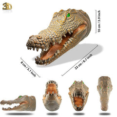 1pc Animal Hand Puppets Realistic Rubber Dinosaur Simulation Toy