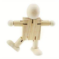 Wooden Robot Doll Joints for Mannequin Coloring