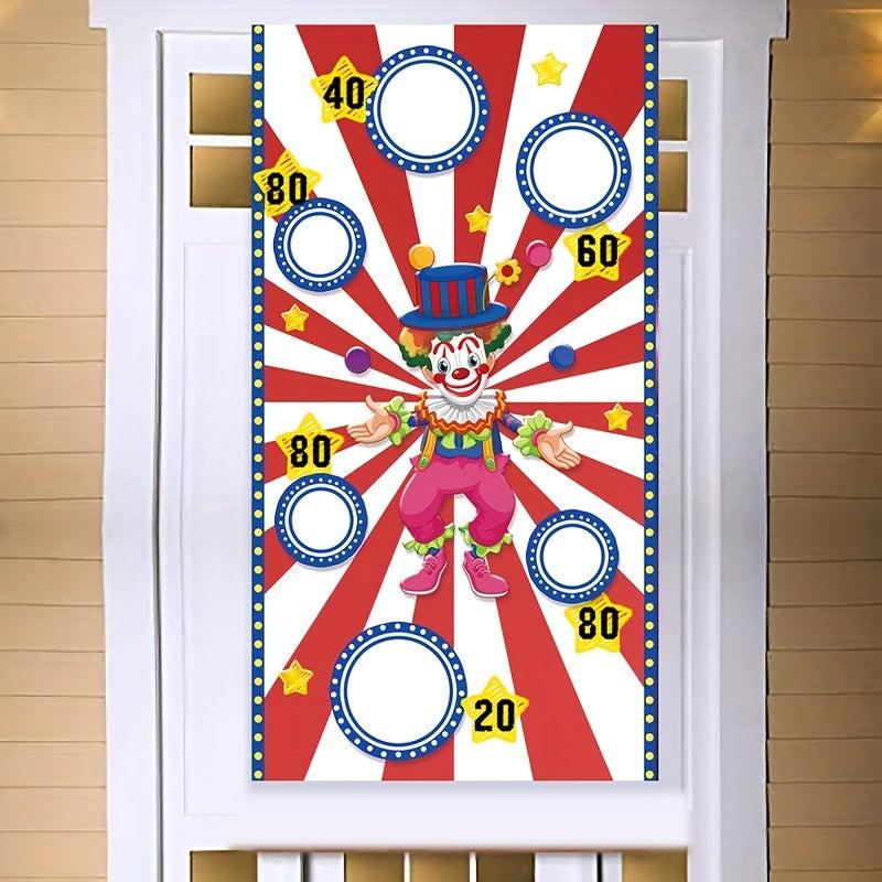 Clown Theme Birthday Party Beanbag Game Set