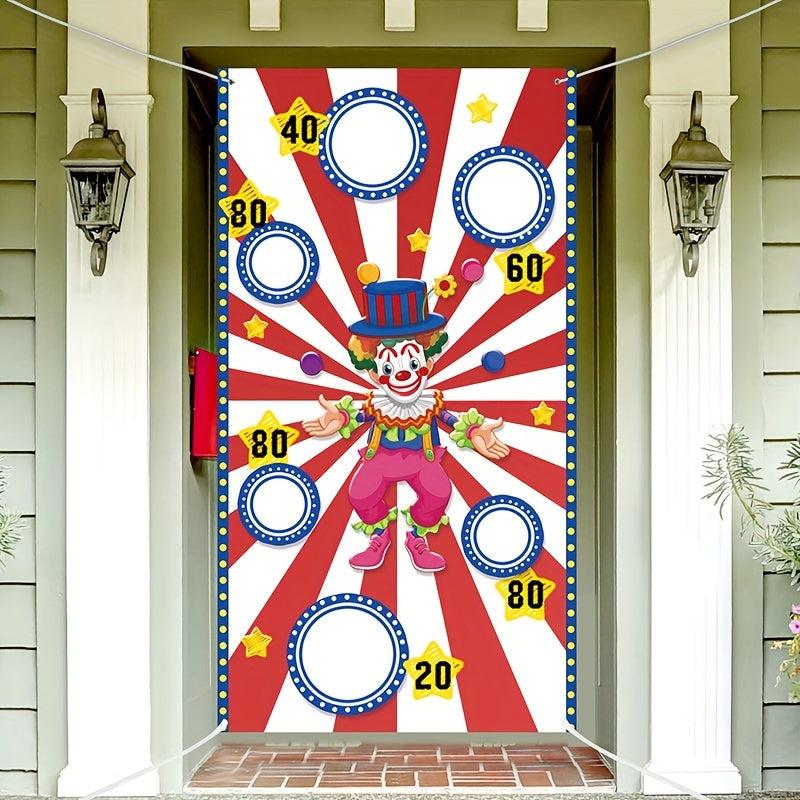 Clown Theme Birthday Party Beanbag Game Set