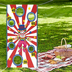 Clown Theme Birthday Party Beanbag Game Set