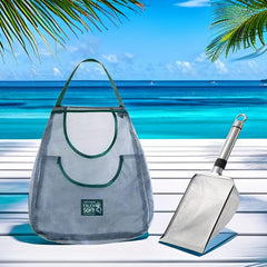 Mesh Shovel & Bag Set for Beach Treasure Hunt