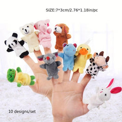 Cute Animal Finger Puppet Plush Toy