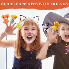 Animal Farm Hand Puppets Set Plush Toy for Kids