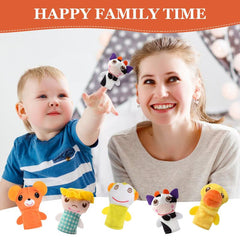 Animal Farm Hand Puppets Set Plush Toy for Kids