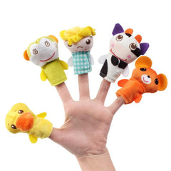 Animal Farm Hand Puppets Set Plush Toy for Kids