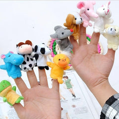 Cartoon Hand Puppet Doll Finger Doll Plush