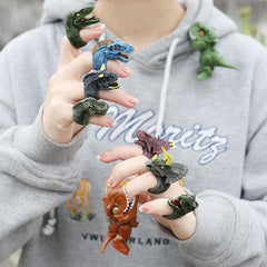Dinosaur Finger Puppets Role Playing Toys for Kids