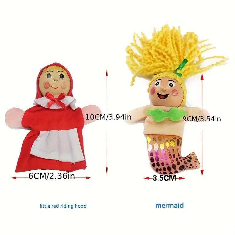 Fairy Tale Plush Finger Doll Early Education Toy Children's Finger Doll