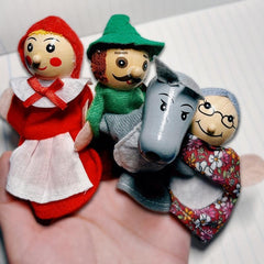 Fairy Tale Plush Finger Doll Early Education Toy Children's Finger Doll