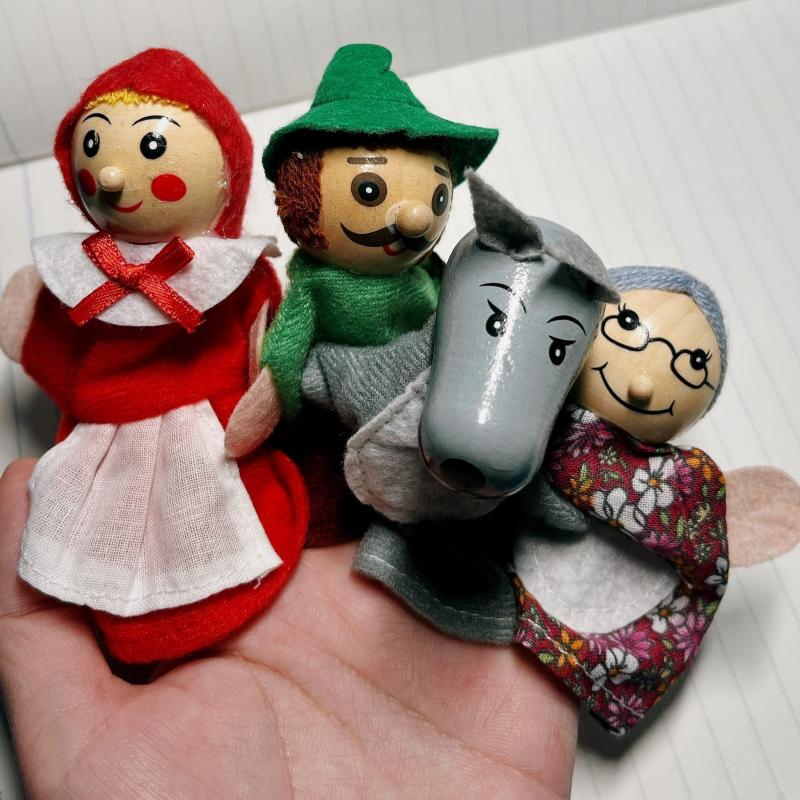 Fairy Tale Plush Finger Doll Early Education Toy Children's Finger Doll