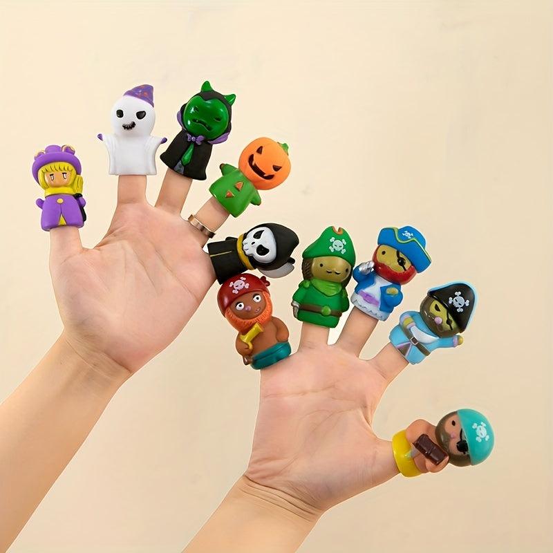 5pcs Pirate Style Finger Puppet Mini Plush Toys Educational Finger Toys