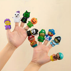 5pcs Pirate Style Finger Puppet Mini Plush Toys Educational Finger Toys